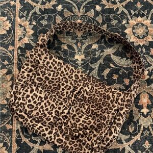 Leopard Print Shoulder Bag